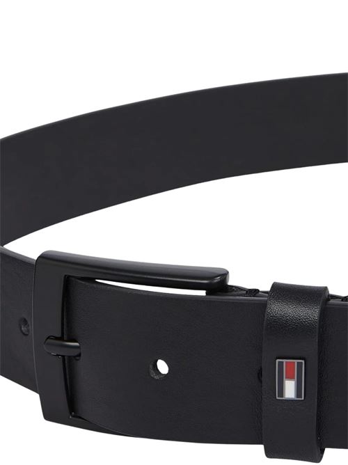 Cintura nera in pelle Tommy Hilfiger | AM0AM13014BDS